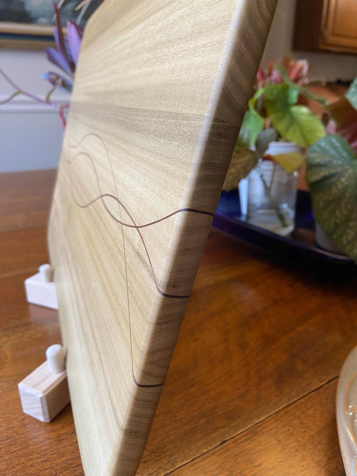 Series #03 | Solid Poplar Charcuterie Board with Peruvian Walnut Banding/Inlay