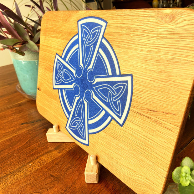 Celtic Cross Charcuterie Board - Handmade in White Oak