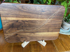 Walnut Charcuterie Board - Cherry & Maple Decorative Banding