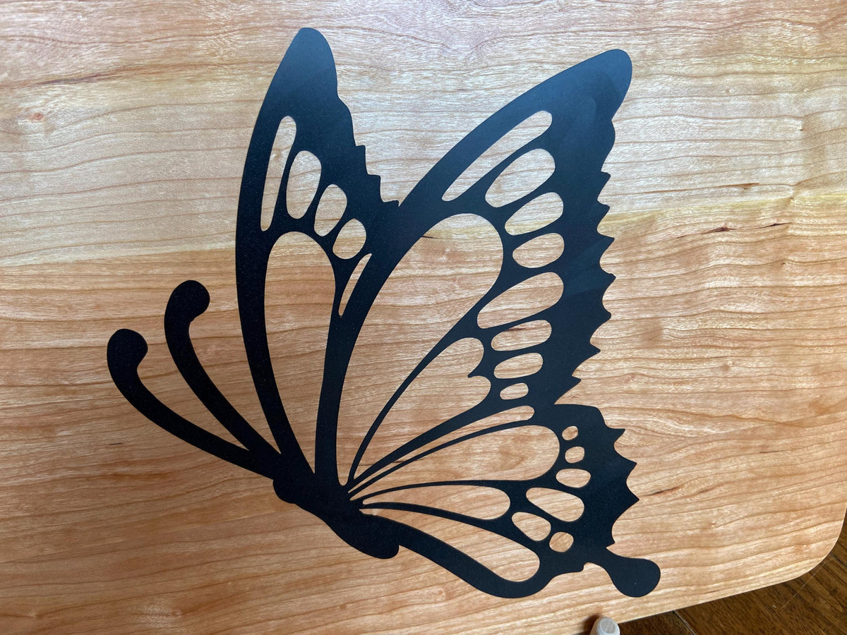 Series #02 | Cherry Charcuterie Board with Butterfly Resin Inlay – Handcrafted Serving Board