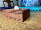 Mahogany Keepsake Box #2 – Geometric Wood Inlay – 6