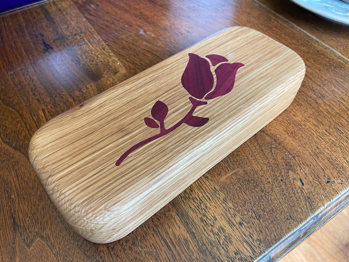 Series #01 | Keepsake Box with Dovetailed Lid | Hardwood Inlay Design